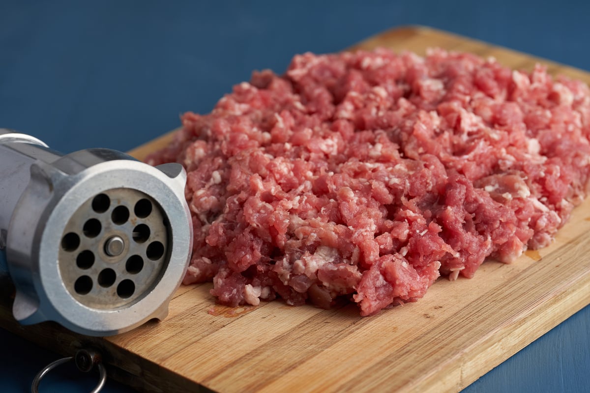 Meat Grinder Parts and Minced Meat